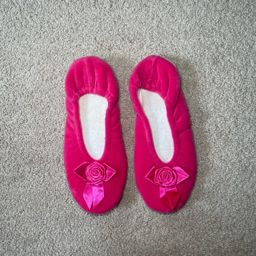 Pink ballet slippers